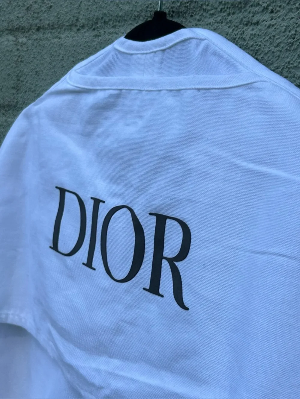 Authentic DIOR Garment / Hanging Bag in White Canvas
